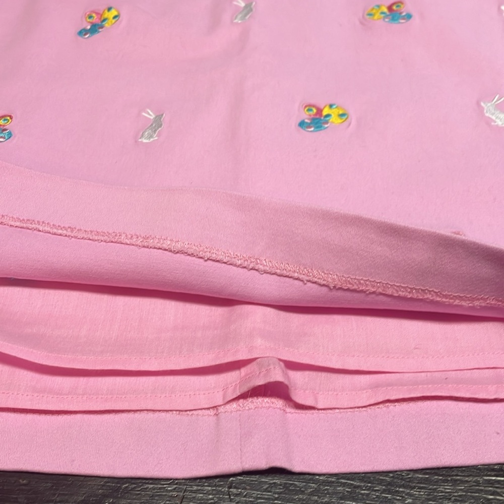 Castaway Nantucket ALI Skirt Stretch Twill PINK WITH EASTER Theme Size 16. - Picture 11 of 13